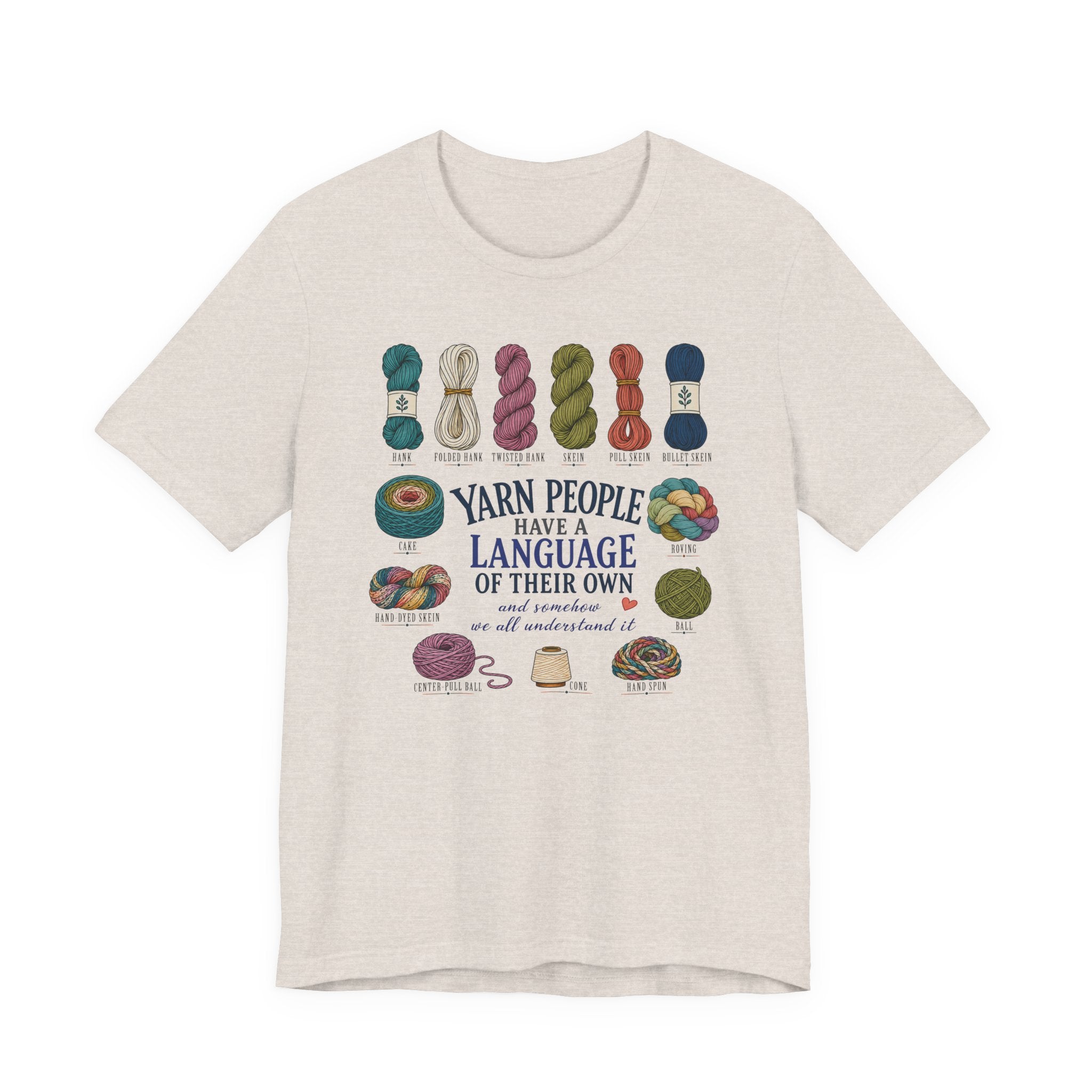 Yarn People Have A Language (Sewing Tee)