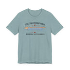 Casting On Blessings Binding off Worries (Christian Knitters Tee)