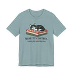 Quality Control - Adding Fur Since Day One (Kitty Sewing Tee)