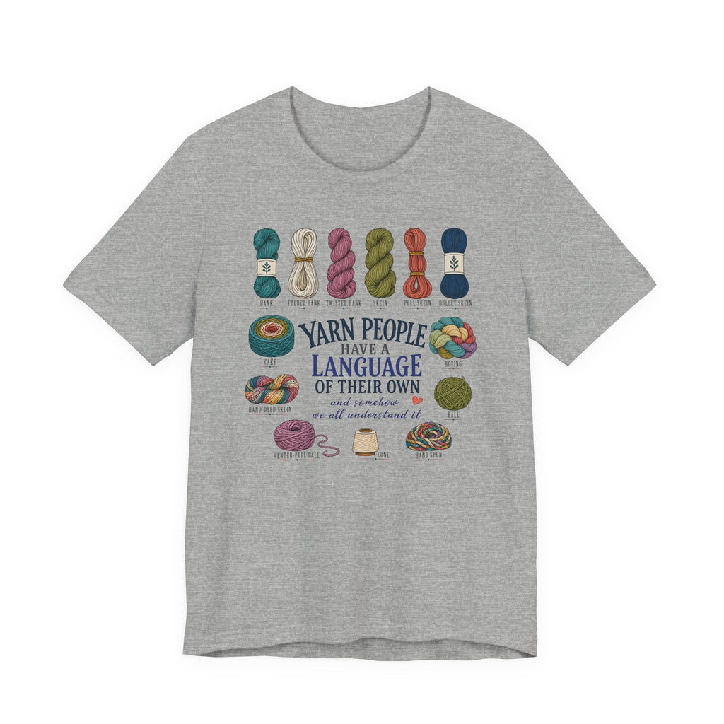 Yarn People Have A Language (Sewing Tee)