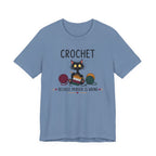 Crochet Because Murder is Wrong Tee