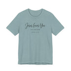 Jesus Loves You I'm Trying (John 13:34 Christian Tee)