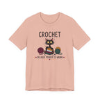 Crochet Because Murder is Wrong Tee