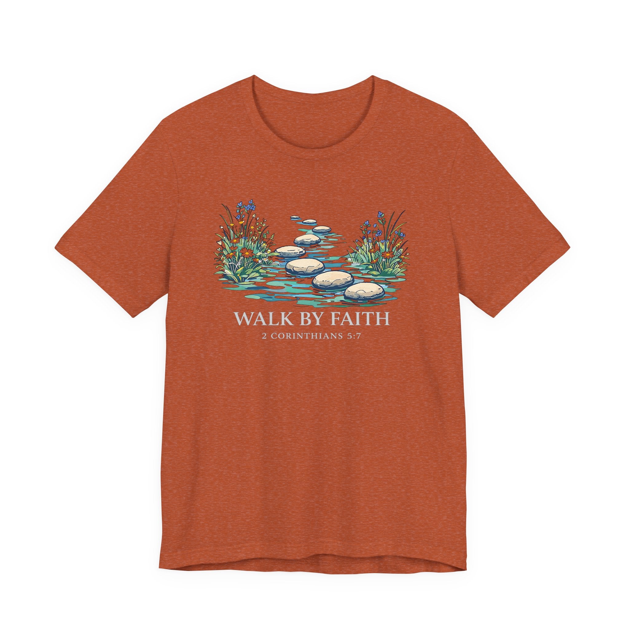 Walk By Faith (2 Corinthians 5:7 Dark Tee)