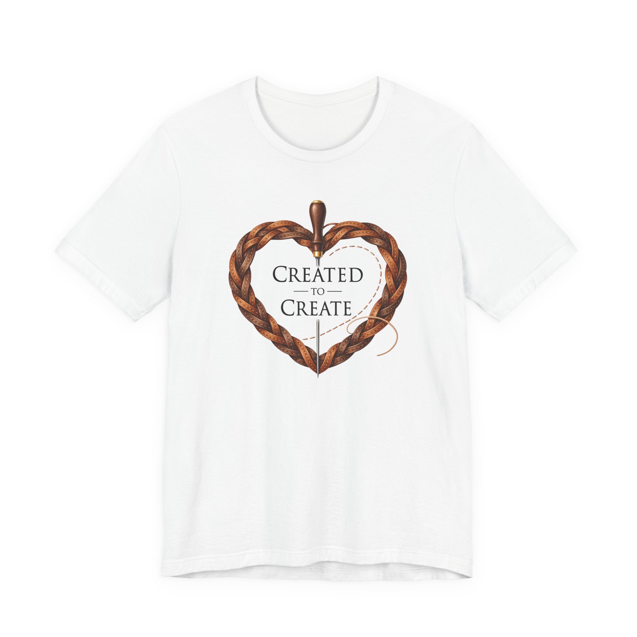 Created to Create (Christian Leatherwork Heart Tee)