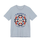 America 250 - Interlocking Hearts (Patriotic Quilting Tee)