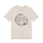 Shout for Joy to God (Christian Botanical Tee)