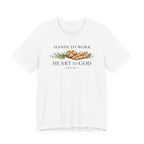 Hand to Work Heart to God (Psalm 90:17    Baking Tee)