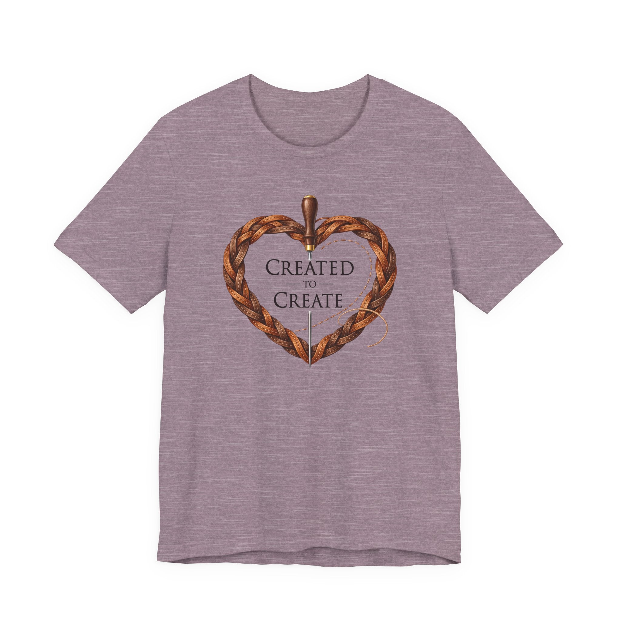 Created to Create (Christian Leatherwork Heart Tee)