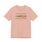 Hand to Work Heart to God (Psalm 90:17    Baking Tee)