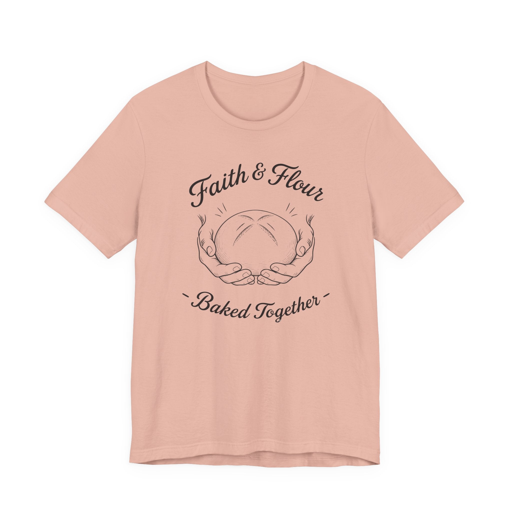 Faith & Flour Baked Together (Christian Bakers Tee)