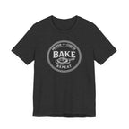 Prayer + Coffee + Bake + Repeat (Christian Tee in Dark Colors)