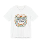 Created to Create (Christian Botanical Block Print Tee)