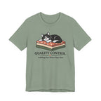 Quality Control - Adding Fur Since Day One (Kitty Sewing Tee)