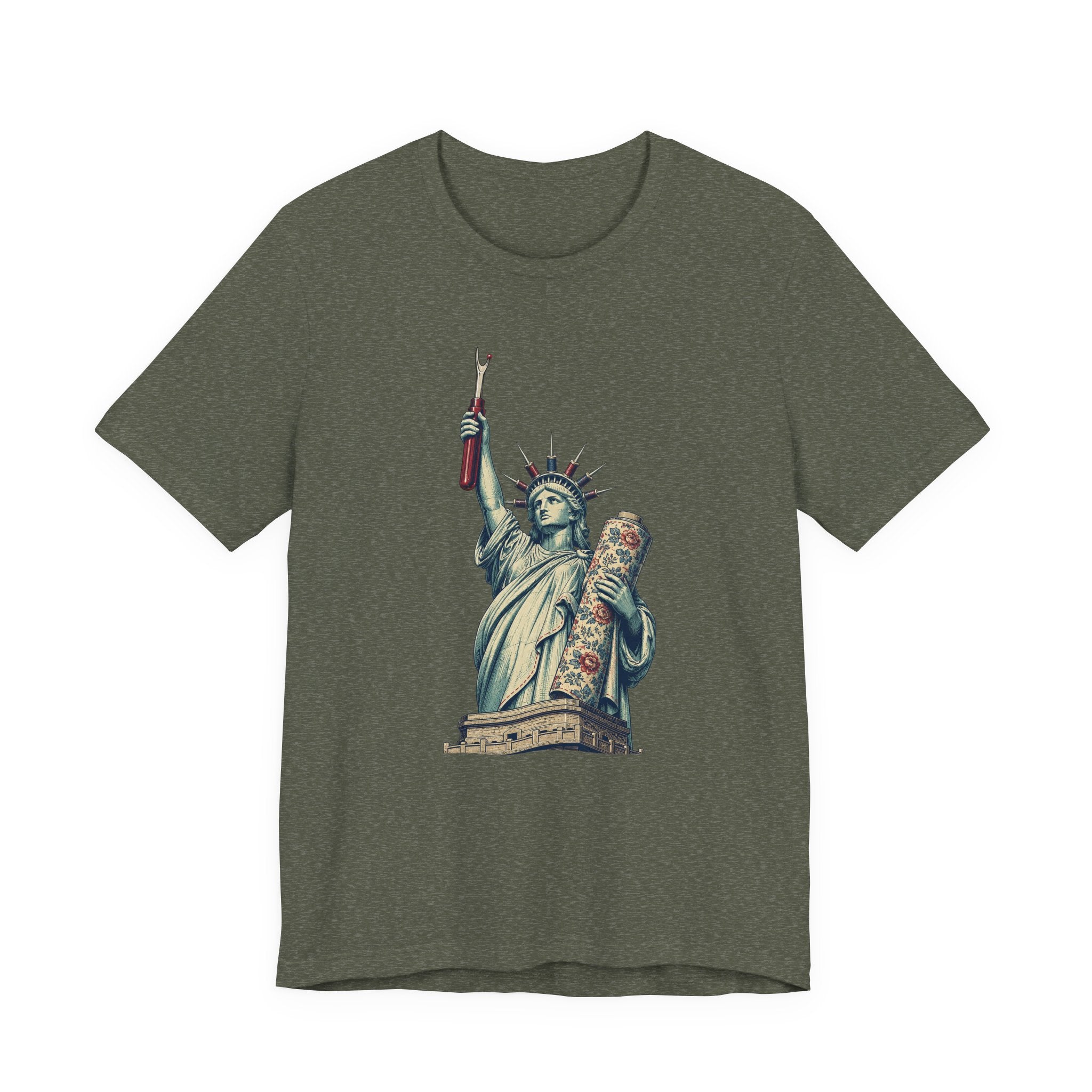 Sewing Statue of Liberty (Sewing Tee)