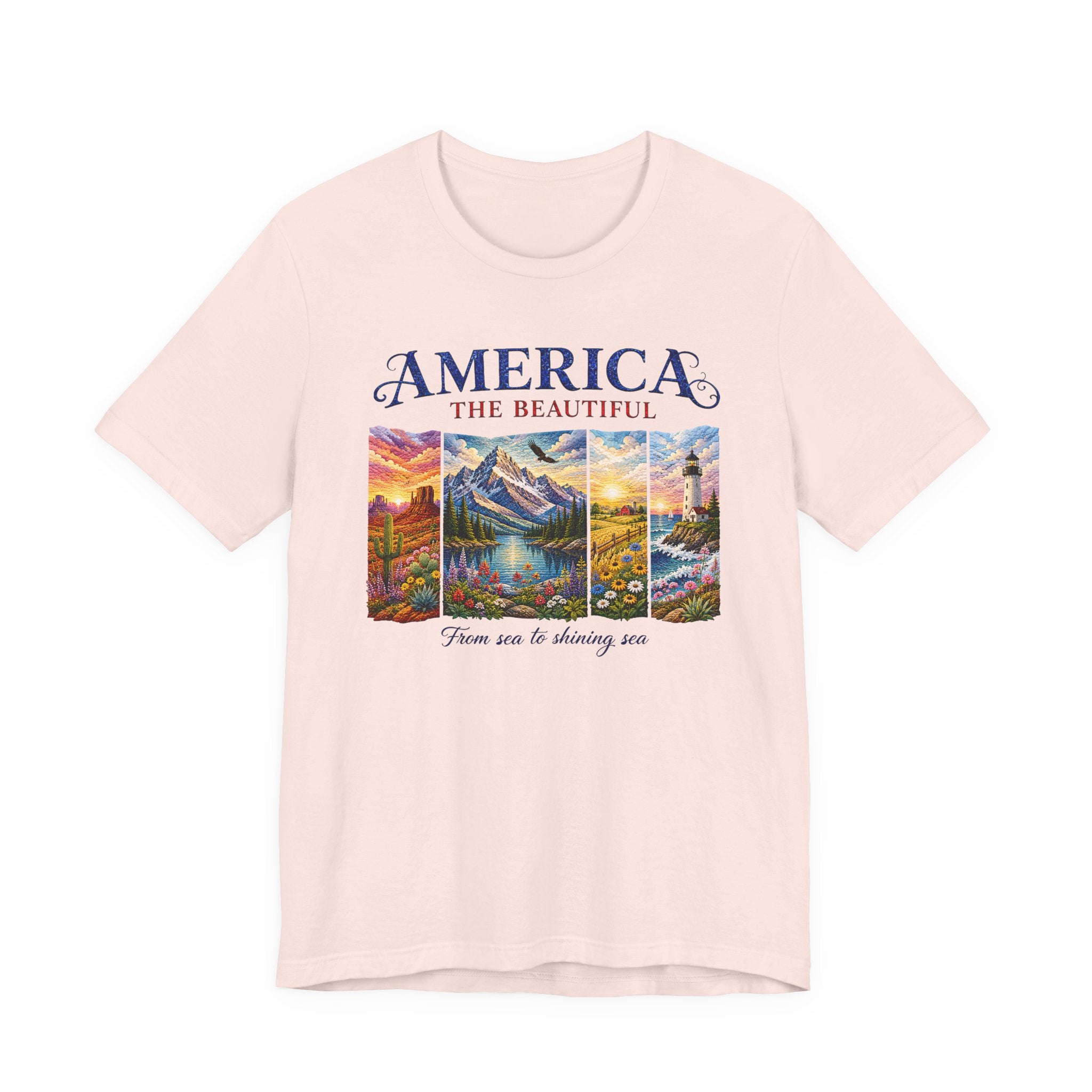 American The Beautiful Panels (Patriotic Tee)
