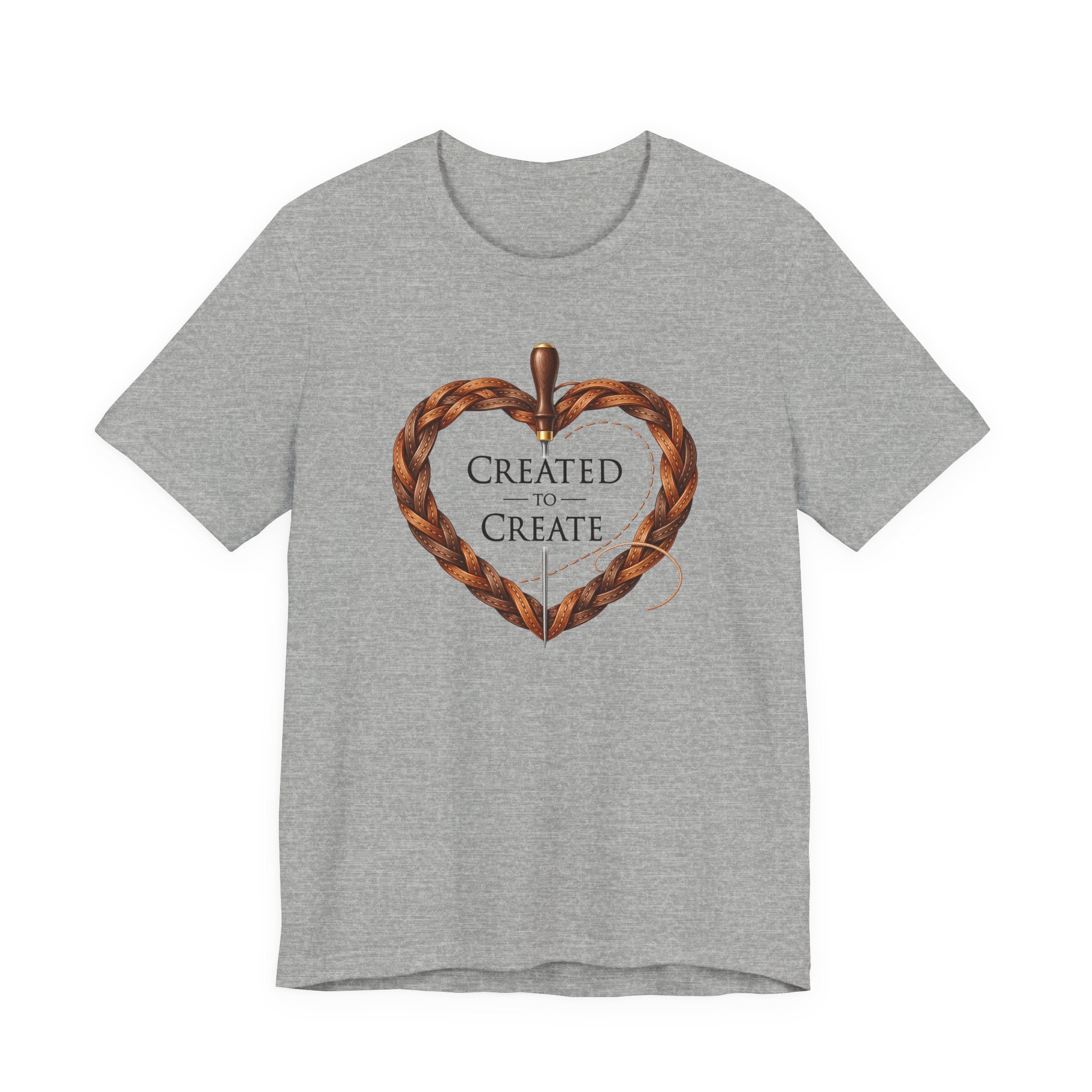 Created to Create (Christian Leatherwork Heart Tee)