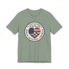 Just A Girl Who Loves Jesus • Quilting • America (Patriotic Quilting Tee)