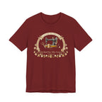 Stitched by His Grace (Christian Sewing - Dark Tee)