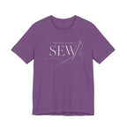 Sew, Because Jesus Said (Christian Sewing Tee - Dark Colors)