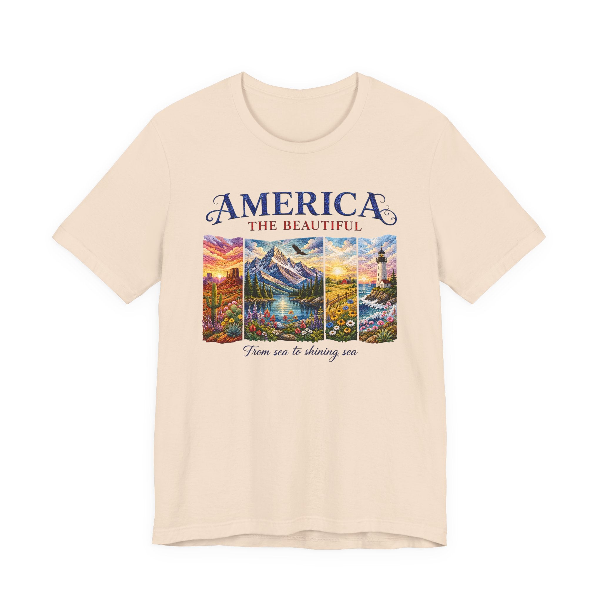American The Beautiful Panels (Patriotic Tee)