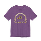Knitted by His Design (Knitting Lovers Christian Tee - Dark Colors)