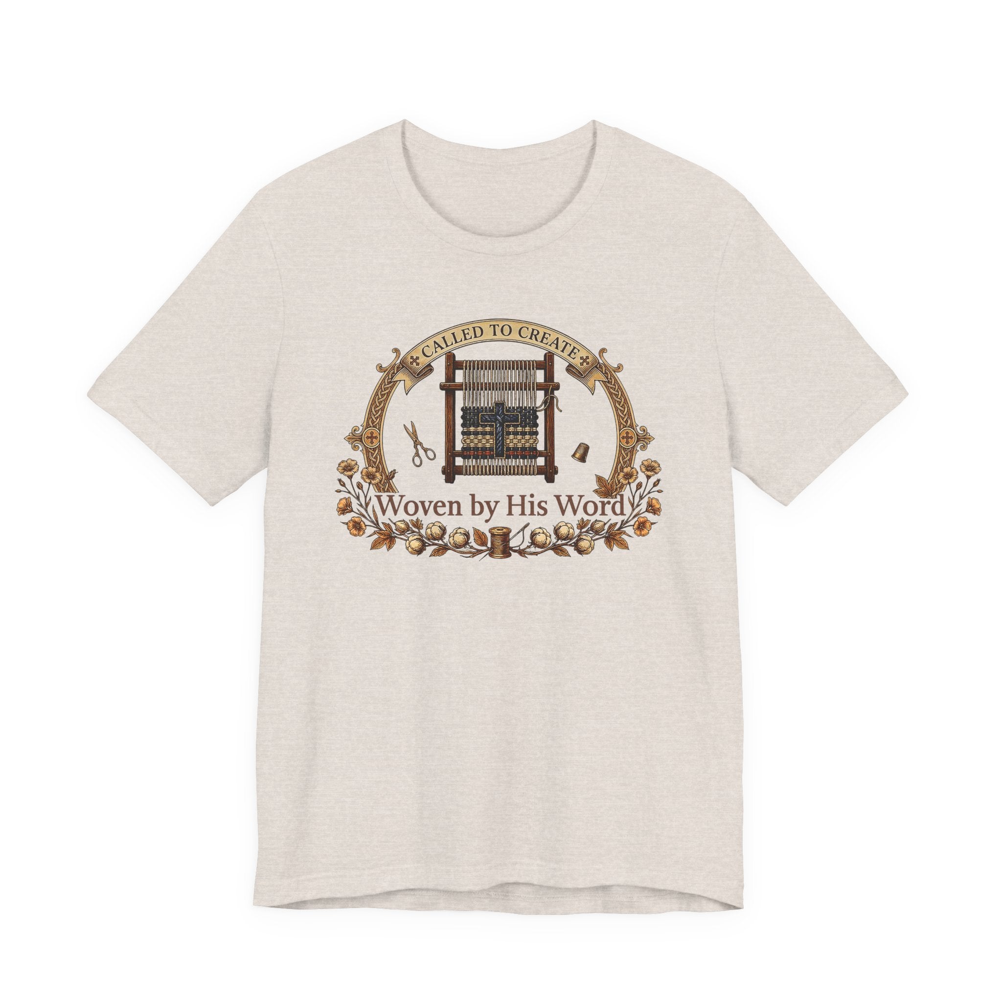 Woven by His Word (Christian Weaving Tee)