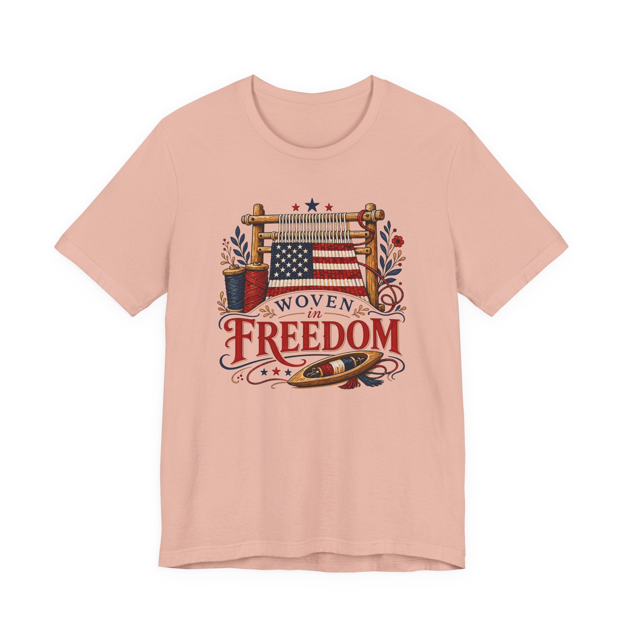 Woven In Freedom (Patriotic Weaving Tee)