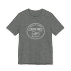 Prayer + Coffee + Crochet + Repeat (Christian Tee in Dark Colors)