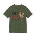 Early Bird With Fabric Waiting (Sewing Tee)