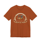 Stitched by His Grace (Christian Sewing - Dark Tee)
