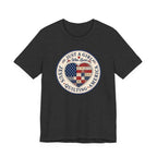 Just A Girl Who Loves Jesus • Quilting • America (Patriotic Quilting Tee)