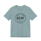 Prayer + Coffee + Sew Repeat (Christian Sewing Tee)